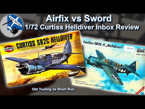 Airfix vs Sword SB2C Helldiver | Vintage vs Short-Run Kits 1/72 Inbox Review