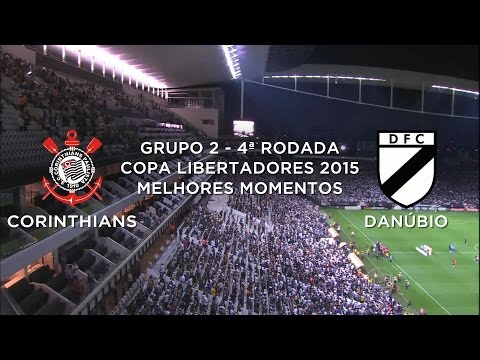 Melhores Momentos - Corinthians 4 x 0 Danúbio-URU - Libertadores - 01/04/2015
