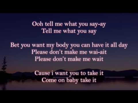 Mavado Ft Karian Sang - Take It (lyrics on screen)