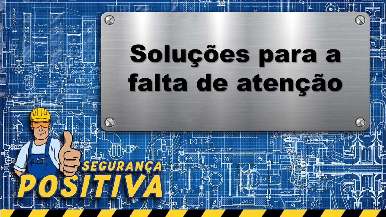 Como tratar a falta de atenção do operador #segurançadotrabalho