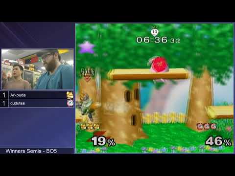 GSS 117 SSBM - Arkouda (Fox) vs. dudutsai (Jigglypuff) - Melee WSF