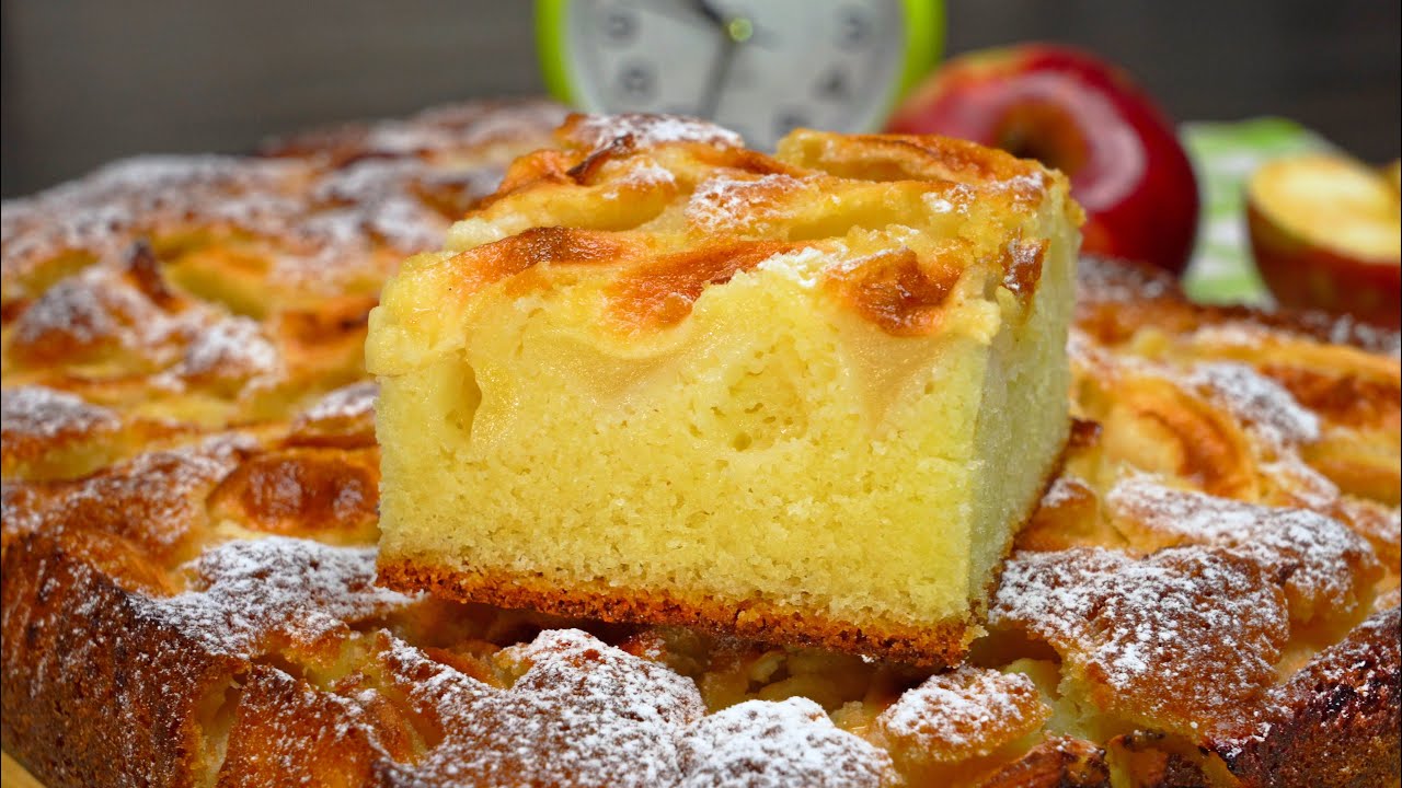 Шведский яблочный пирог нереально вкусный! Шарлотка рецепт кулинарим с таней