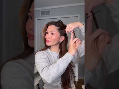 cute hairstyle when you want it down but something different! 🤍 wanted to recreate JENNIE’s