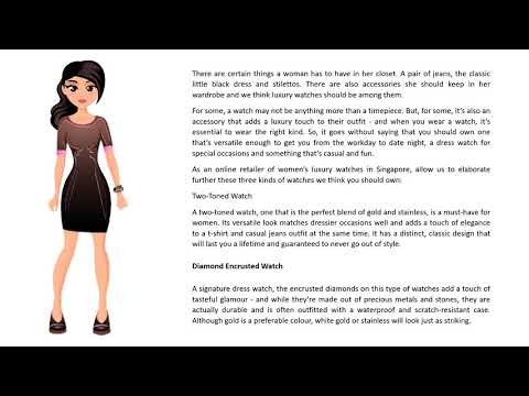 3 Types of Luxury Watches Every Woman Should Own