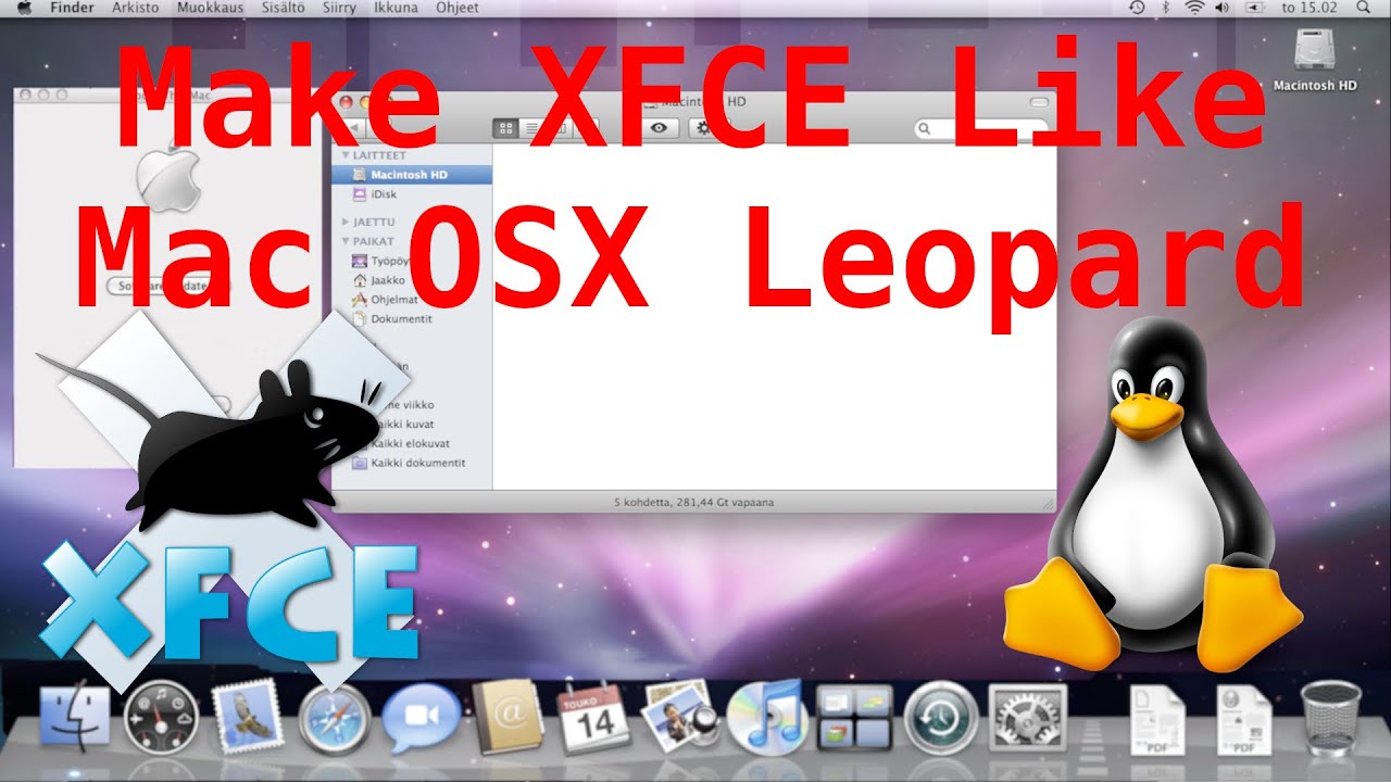 Make Linux XFCE 4.18 Like Mac OS X Snow Leopard