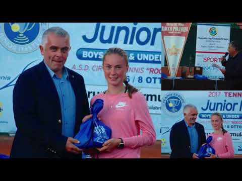 CERIMONIA PREMIAZIONE TENNIS EUROPE JUNIOR MASTERS 2017