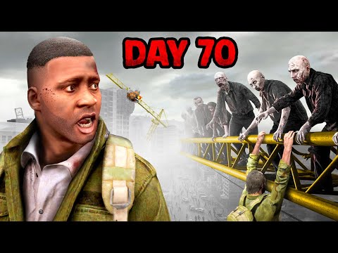 I Spent 100 DAYS in a ZOMBIE Apocalypse! (GTA 5 - Part 4)