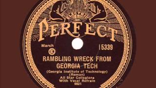 All Star Collegians - Rambling Wreck from Georgia Tech - 1930
