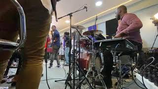 Turning Around by Joe Mettle | Drum Cover by Emmanuel Bludo 2021 Praise Session Rehearsal.