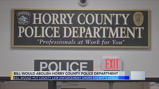 Horry County police chief speaks out on proposal to dissolve department