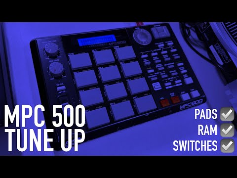 Akai MPC 500 - Cheap & Easy Fix Pads Sensitivity, RAM Upgrade, Broken Switches - Nervouscook$