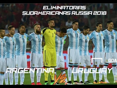 ARGENTINA 1 URUGUAY 0 ELIMINATORIAS RUSSIA 2018 (GRACIAS LIO MESSI)