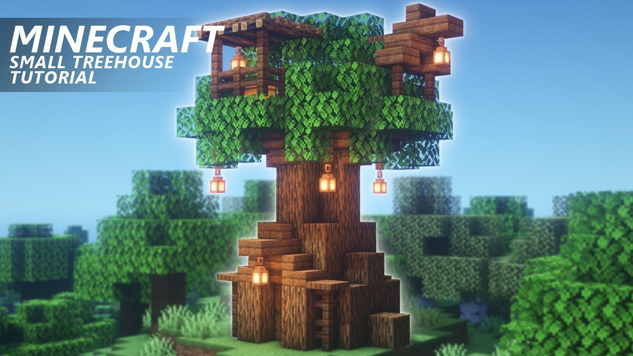 Minecraft: How to Build a Treehouse | Starter House (Easy Tutorial) - YouTube