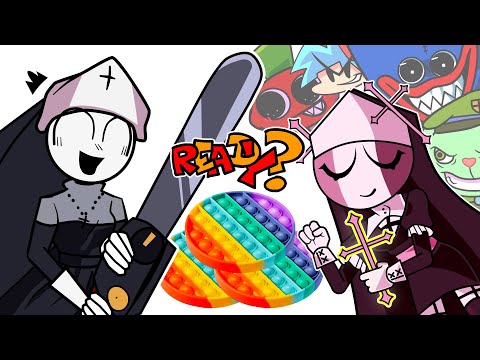 FNF Characters VS TAKI | POP-IT Battle | FRIDAY NIGHT FUNKIN ANIMATION | Taki vs Sarv