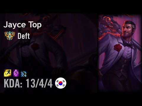 Jayce Top vs Irelia - Deft - KR Challenger Patch 6.16