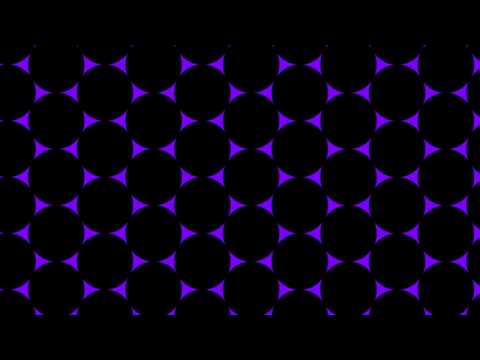 12Hrs of Large Black Circle Grid on Deep Purple