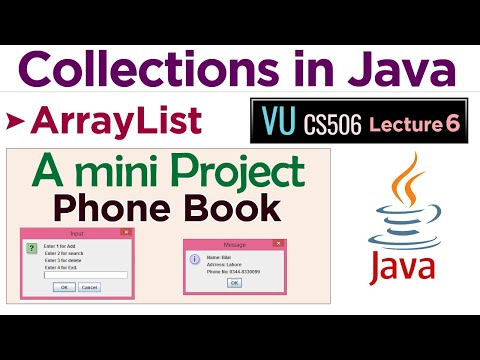 Collections In Java Arraylist A Mini Project