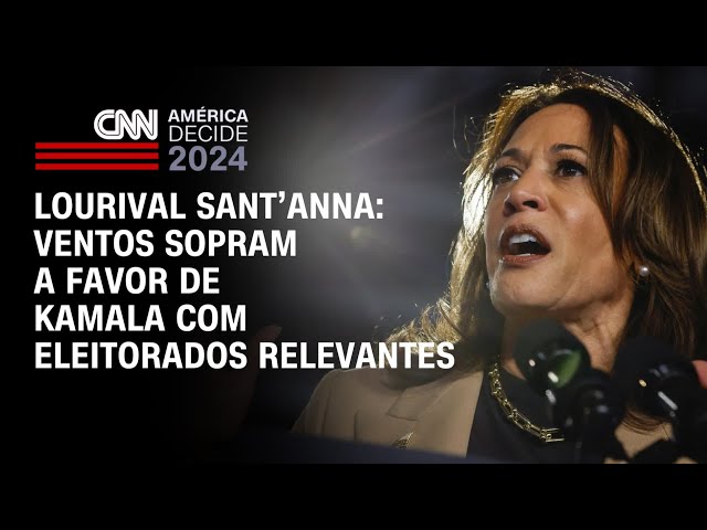 Lourival Sant’Anna: Ventos sopram a favor de Kamala com eleitorados relevantes | CNN PrimeTime