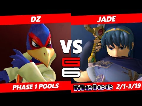 Genesis 6 SSBM - DZ (Falco) VS Jade (Marth) Smash Melee Pools