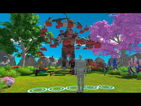 🔥FPS EXTREME PARKOUR on GIANT GORO - Animal Revolt Battle Simulator