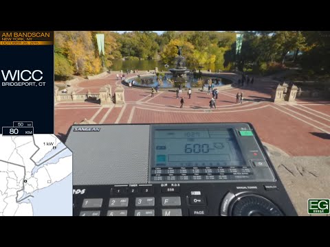 Daytime AM Bandscan for New York, NY (2015)