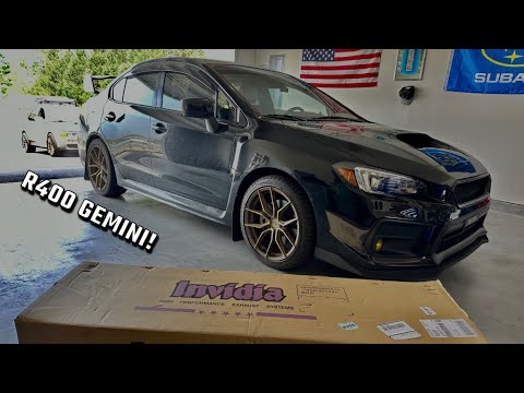 Invidia R400 Gemini Catback Exhaust 2021 Subaru WRX Install