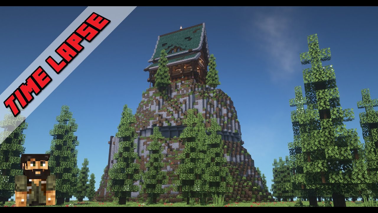 Minecraft  How to Build a Medieval Mountain House 