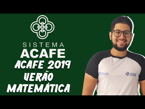 ACAFE - Vestibular de Verão 2019 - Questão 13 - Matemática
