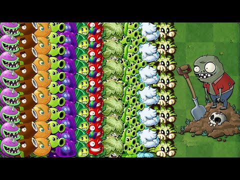 PvZ 2 - EVERY Plants Power-Up! Vs "IMP Zombies Team" LEVEL10!
