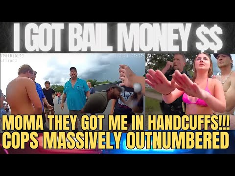 Cops Massively Outnumbered in Teen Fight -  MOMA, they got me in handcuffs!!!