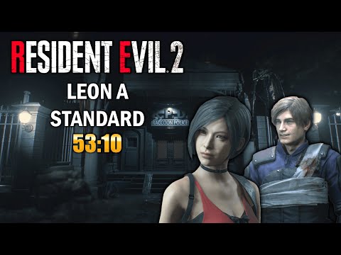 Resident Evil 2 Remake Speedrun Leon A Standard 53:10