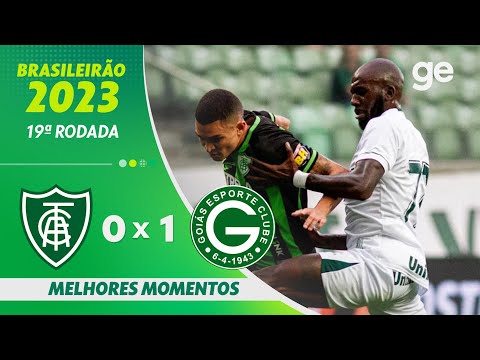 Gols e lances de América-MG x Goiás