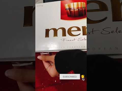 UNBOXING THE MERCI FINEST SELECTION ASSORTED CHOCOLATE||CRISPY ALMOND CHOCOLATES#short