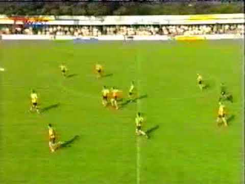 Doelpunt Barry Dubbeldeman bij Rijnsburgse Boys - Katwijk (1999-2000)