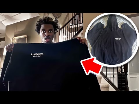 FEAR OF GOD ESSENTIALS FLEECE HOODIE “BLACK” UNBOXING AND REVIEW💪🏾🤯🔥