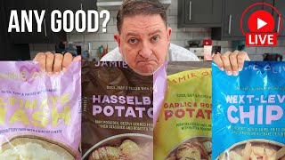 Tasting Jamie Oliver's new frozen potatoes LIVE