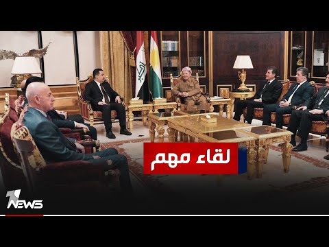 شاهد بالفيديو.. لقاء الرئيس مسعود بارزاني مع محمد شياع السوداني في مصيف صلاح باربيل