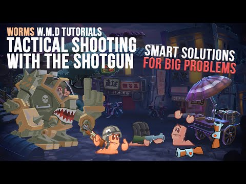Tactical Shooting with the Shotgun | Tips, Tricks & Tactics🧭| Worms WMD Tutorials🎥