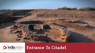 Entrance to Citadel, Dholavira in Gujarat - A harappan site