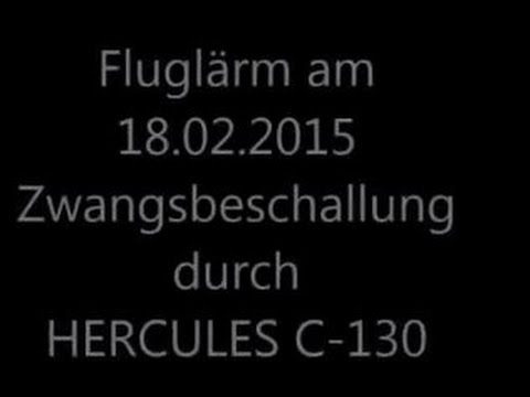 Lärmterror über Neunkirchen am 18.02.2015