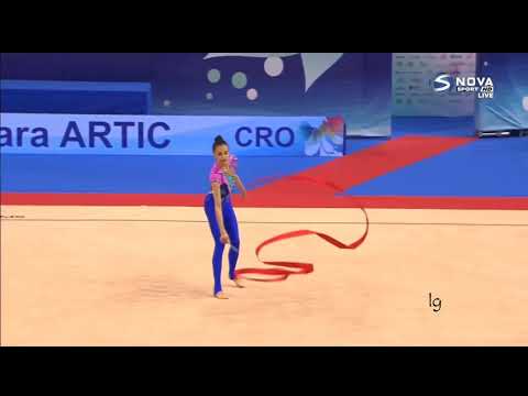 Tamara Artic Ribbon AA Qualifications European Championships Varna 2021