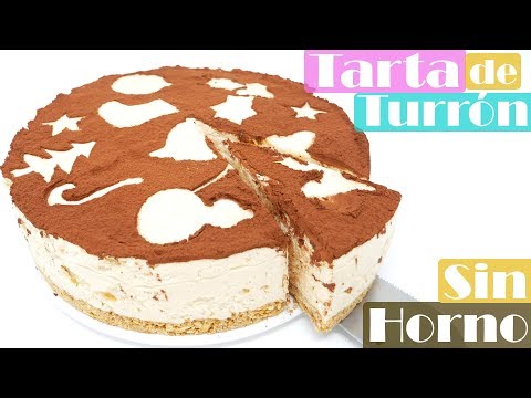 TARTA de TURRÓN  🍰🎅🏽(SIN HORNO) Fácil y deliciosa🍰🎅🏽 Receta # 536