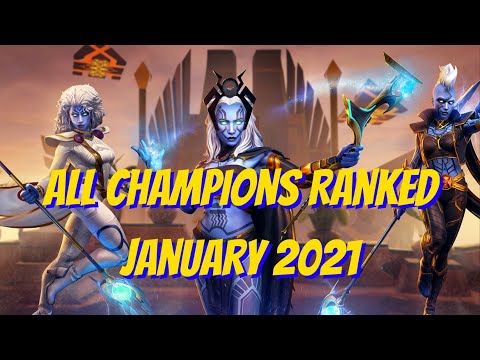 All Characters Ranked - January 2021 | Marvel Realm of Champions