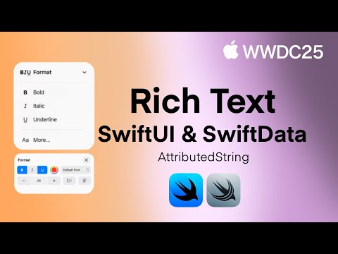 Rich Text in SwiftUI with AttributedString | SwiftData | WWDC 2025 | TextEditor | Note App Tutorial
