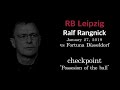 January 27, 2019 RB Leipzig (Ralf Rangnick)vs F. Düsseldorf Checkpoint: Possesion of the ball