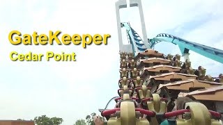 GateKeeper Wing Roller Coaster On Ride Back Seat HD POV Cedar Point 2018