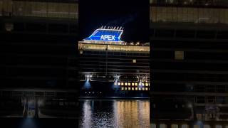 Celebrity Apex Arrived at Port Canaveral for the First Time!!