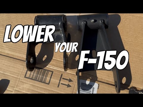 F-150 lowering shackles install