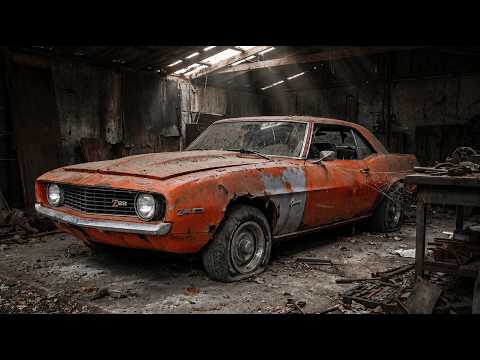 Thumbnail for Restoration of Chevrolet Camaro Z28 1969 from Abandoned Condition to Looking New by Pony car, Chevrolet, Chevrolet Camaro, Car, Vehicle, Muscle car