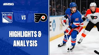 Free Falling Flyers Find Win Over Rangers | New York Rangers